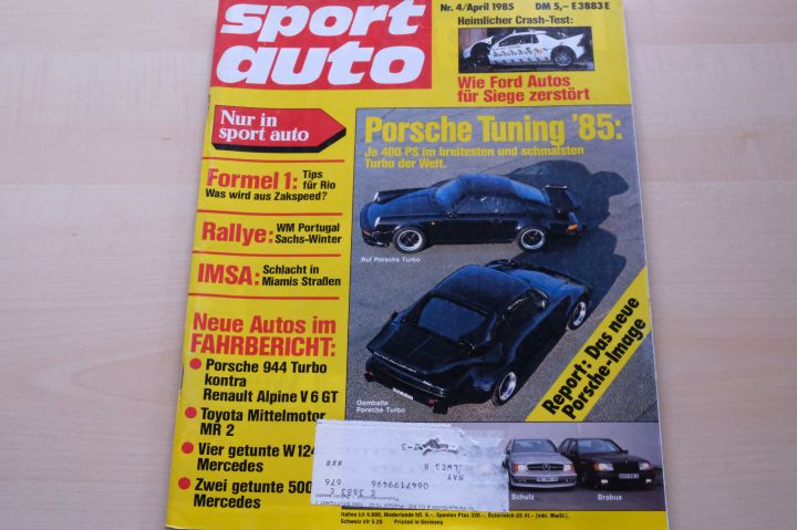 Sport Auto 04/1985